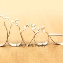 Новое печенье Яблоко Груши ананас, арбуз клубника набор для фруктов чайная из нержавеющей стали формы для печения