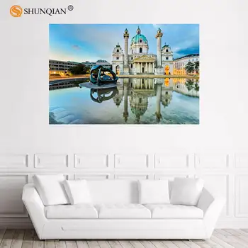 

Nice Vienna Poster Custom Satin Poster Print Cloth Fabric Wall Poster Print Silk Fabric Print Poster 18-1-16