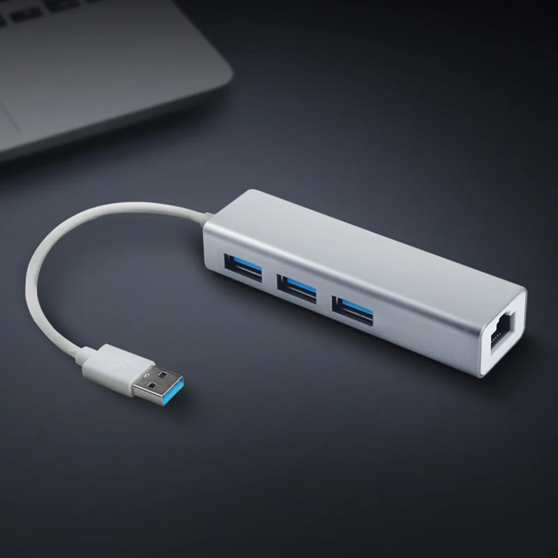 Сетевой адаптер OFCCOM USB 3 0 Gigabit Ethernet + концентратор с портами к RJ45 10/100/1000M Lan Card для