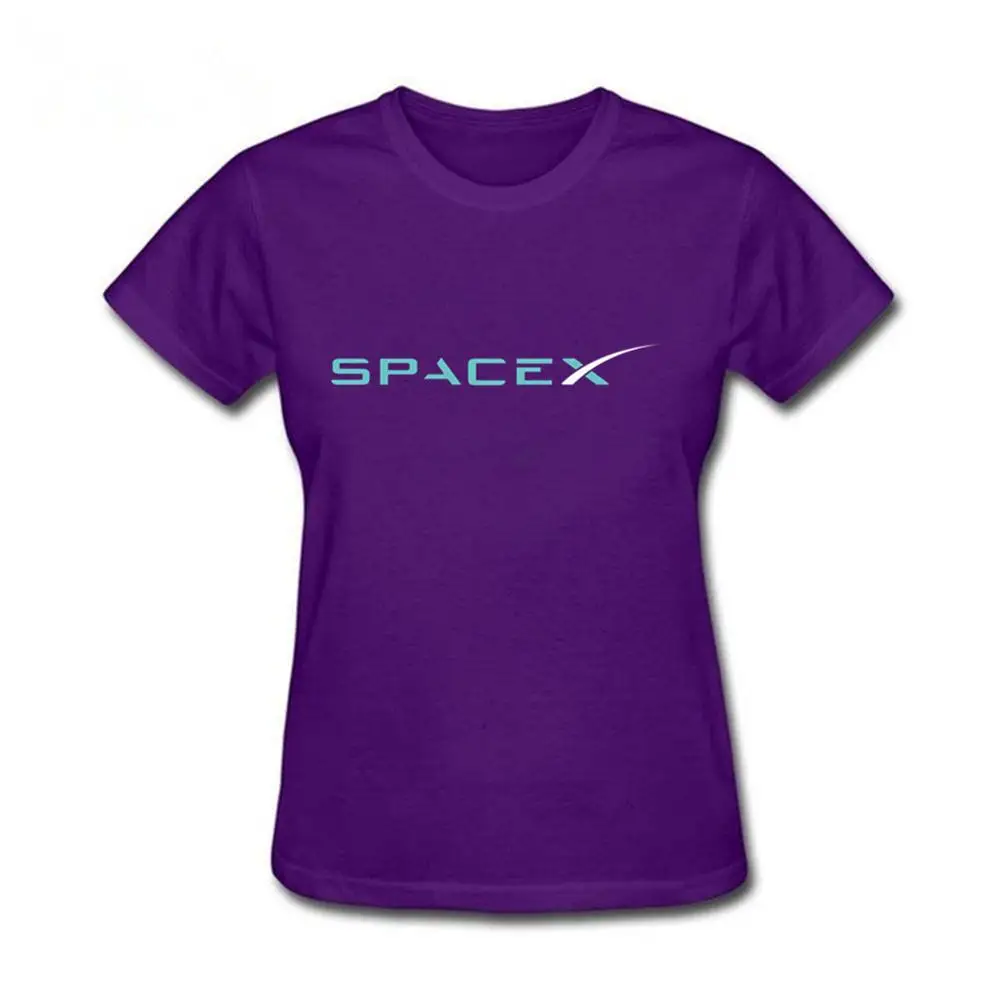 Футболка SpaceX Space X с логотипом женские популярные классные футболки бойфренда