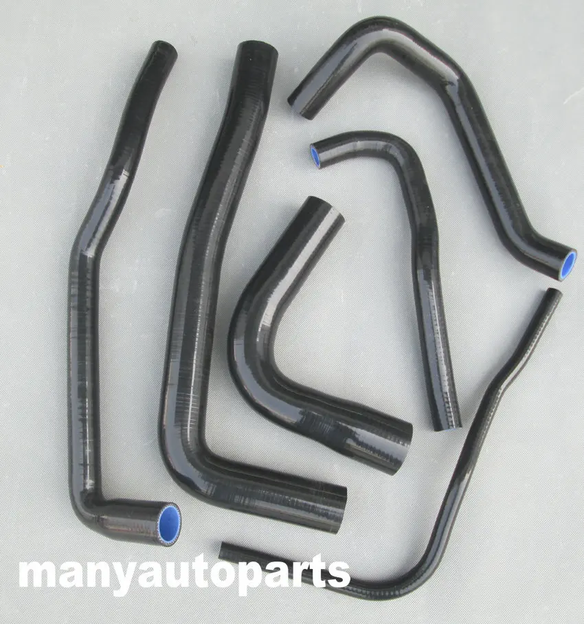 Черный силиконовый шланг для SAAB 9000 AERO 2.3L B234 / 900/9 3 2.0L B204 Turbo|hose silicone|silicone hoses turbohose turbo
