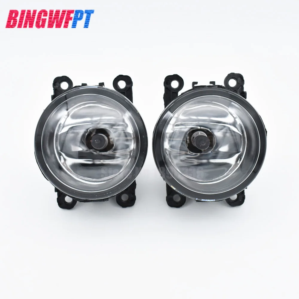 

1pair Auto Right/Left Fog Light Lamp Car Styling H11 Halogen Light 12V 55W Bulb Assembly For Renault LOGAN DUSTER TRAFIC TWINGO