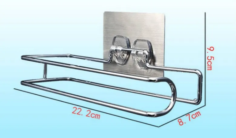 Сильный волшебный крючок Не оставляющий следов держатель кухонной бумаги вешалка рулон ткани вешалка для полотенец для ванной туалет Органайзер Домашний
