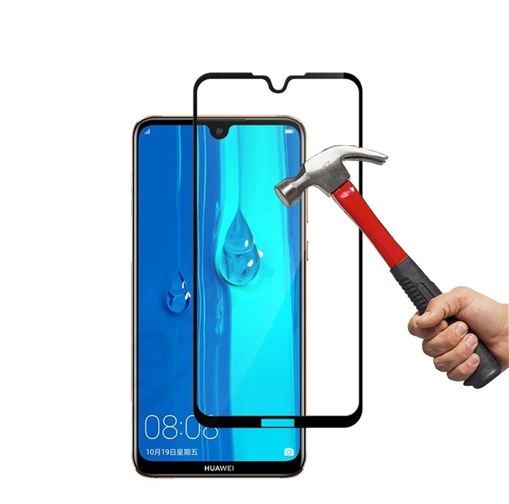 0,3 мм 2.5D полное покрытие для huawei P30 p30 Pro P30 Lite 9H Закаленное стекло Защитная пленка для экрана для huawei Y Max против царапин ЖК-пленка
