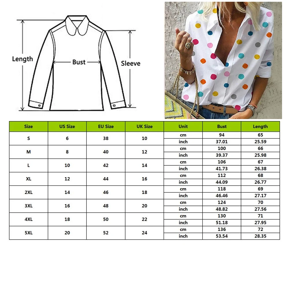 Wenyujh Women Blouses 2019 Fashion Long Sleeve Turn Down Collar Shirt Chiffon Office Blouse Slim Casual Tops Plus Size S-5XL