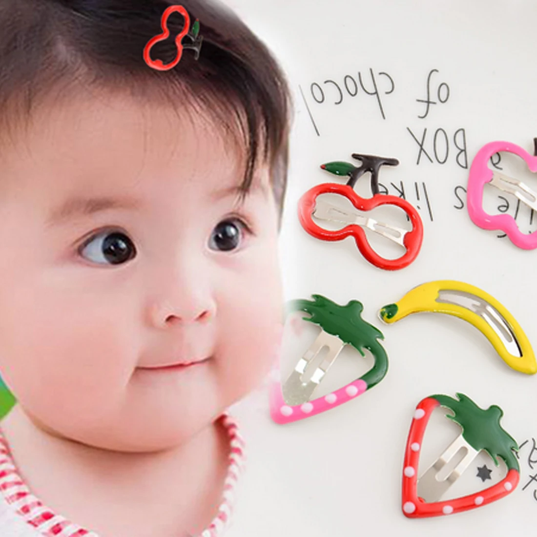 Fruit Hairpin simple Barrettes Decoration Girl Hair Accessory kids hair