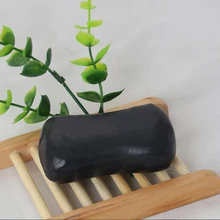 Горячая натурального бамбука делая черное мыло активного Отбеливания Кожи Мыло Здоровый Уход