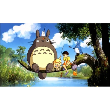 

5D DIY diamond Painting cartoon Totoro Cross Stitch diamond embroidery mosaic diamond wall stickers home decor vase