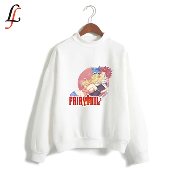 

Fairy tail Turtleneck Hoodies Sweatshirts Kpop Harajuku Women Oversize Outwear Hip-Hop Bangtan Boys Clothes 2019 New Fashion