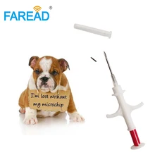 x200шт EM4305 чип rfid капсула стеклянная бирка микрочип Инжектор Шприц для ветеринарных животных