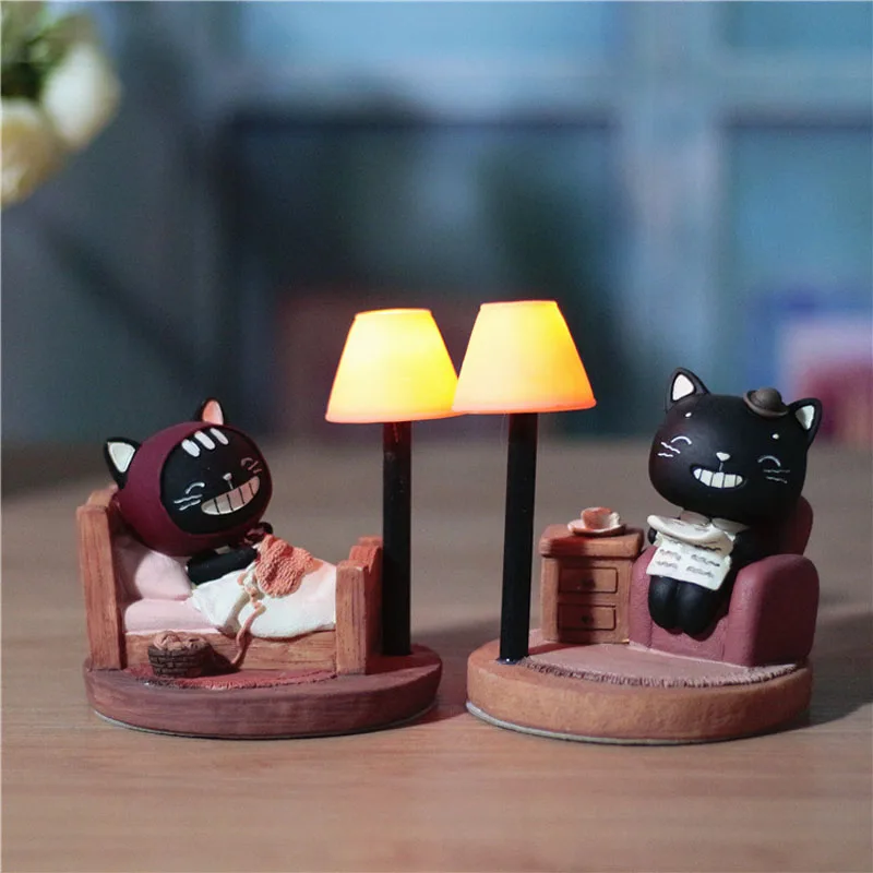 

Black Cat Shape Novelty Night Light For Home Deco Cute Led Table Lamp For Living Room Amazing gifts for Kids