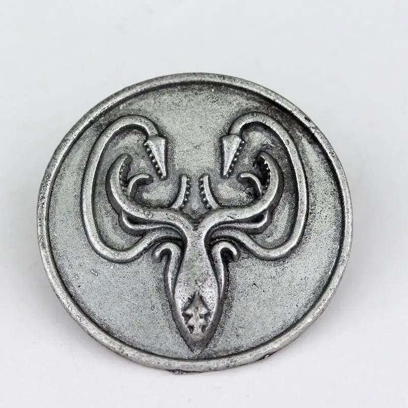 

Retro Family Badge Brooch Pins Song of Ice and Fire Game of thrones Accessories Movie Fan Commemorative Gifts