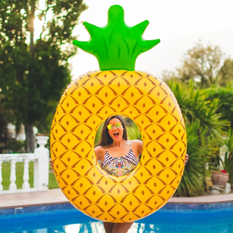 

Huge swimming tube pool vison water float inflatable party toys air pineapple ananas bed float accessories Beach toys