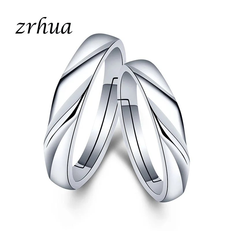 ZRHUA высокое качество кольца из стерлингового серебра 925 для мужчин и женщин ежедневный палец Анель аксессуары стерлингового серебра ювелирные изделия - Цвет основного камня: 19