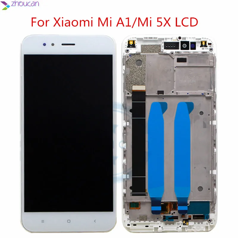 Xiaomi Mi A1 ЖК дисплей MIA1 Mi5X 5X сенсорный экран дигитайзер с рамкой запасные части для