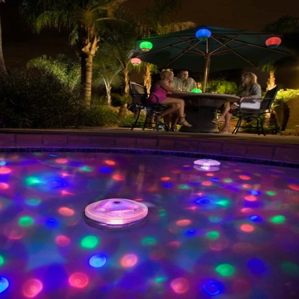Colored LED Floating Underwater Light Show Pool, Hot Tub, Spa, Bathtub Led Lightled display