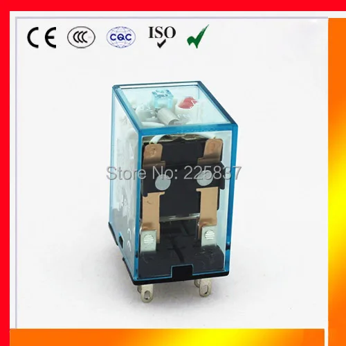 

free shipping (5pcs/lot) HH52P 12v 24v 36v 48v 110v 220v DC/AC 5A good quality DPDT electromagnetic mini relay MY2