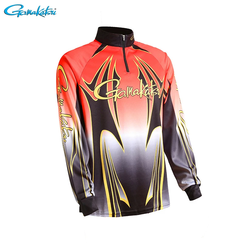 Gamakatsu Fishing Clothes Sport Outdoor Breathable Long Sleeve Fishing