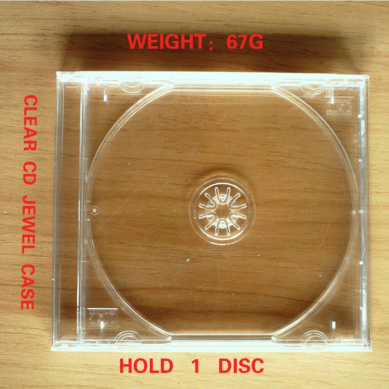 3 Way Black CD Jewel Case 23mm Spine Holds 3 Discs Replacement case 