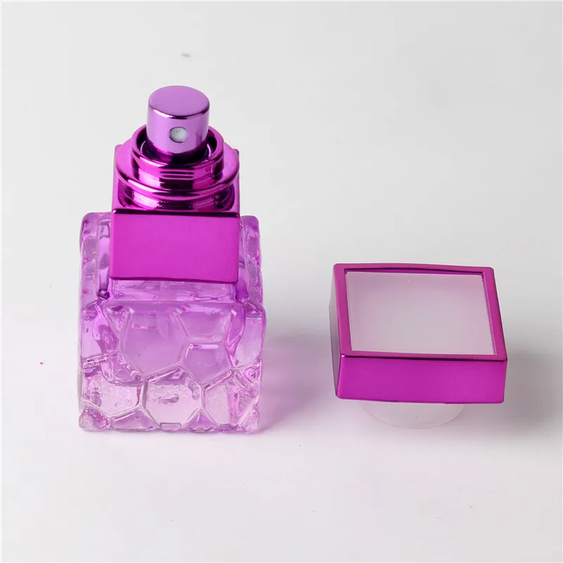 Модный 10 мл цветной портативный стеклянный флакон духов с пустой распылитель для парфюмерии Parfum чехол со спреем для путешествий