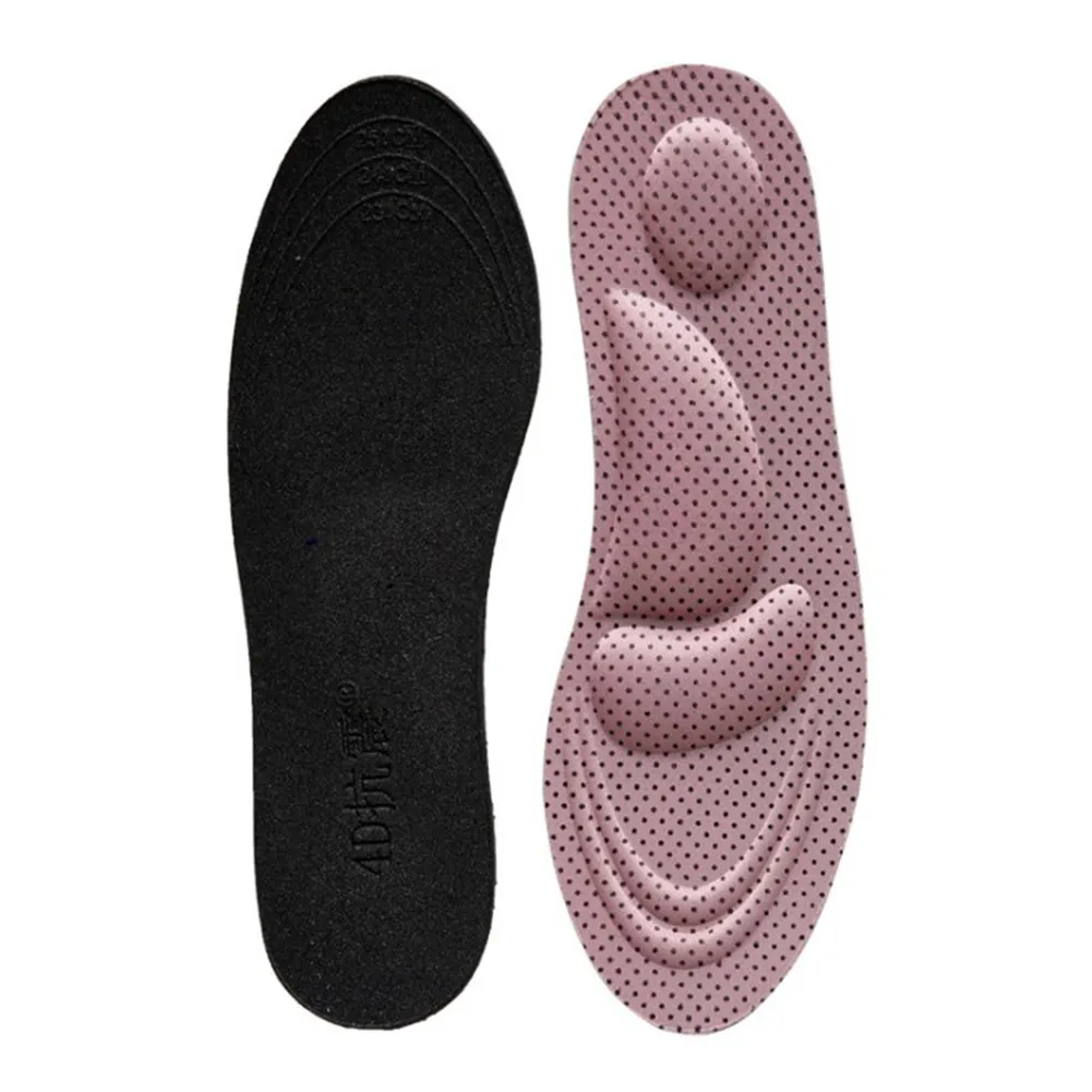 1 пара 4D унисекс Memory Foam мягкие стельки в горошек дышащие женские туфли на высоком каблуке колодки боли рельеф подошвы вставки подушки