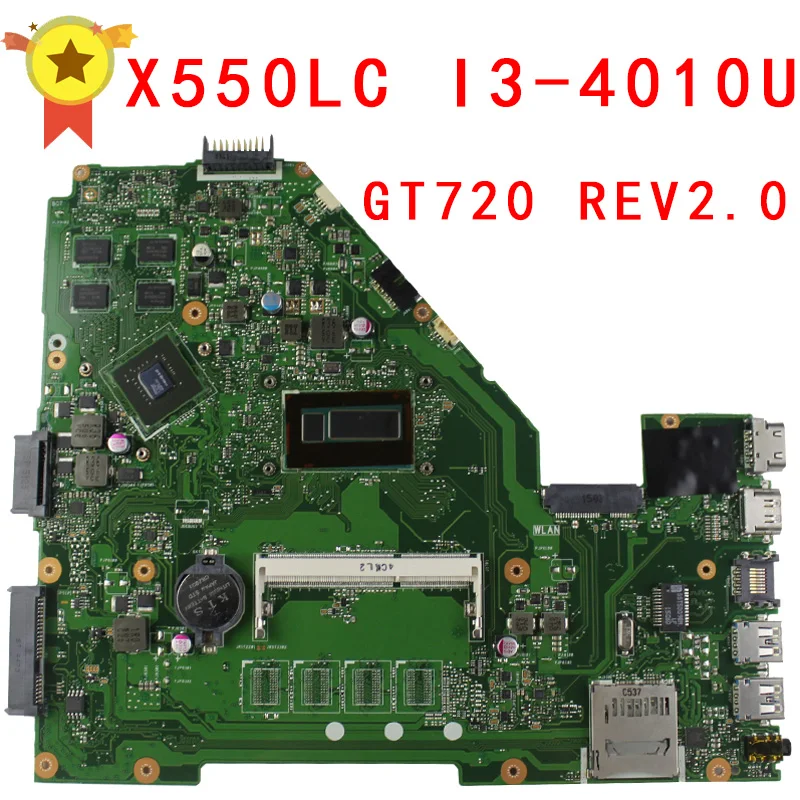 Original For Asus X550 X550l X550LC Motherboard X550LC REV2.0 Mainboard