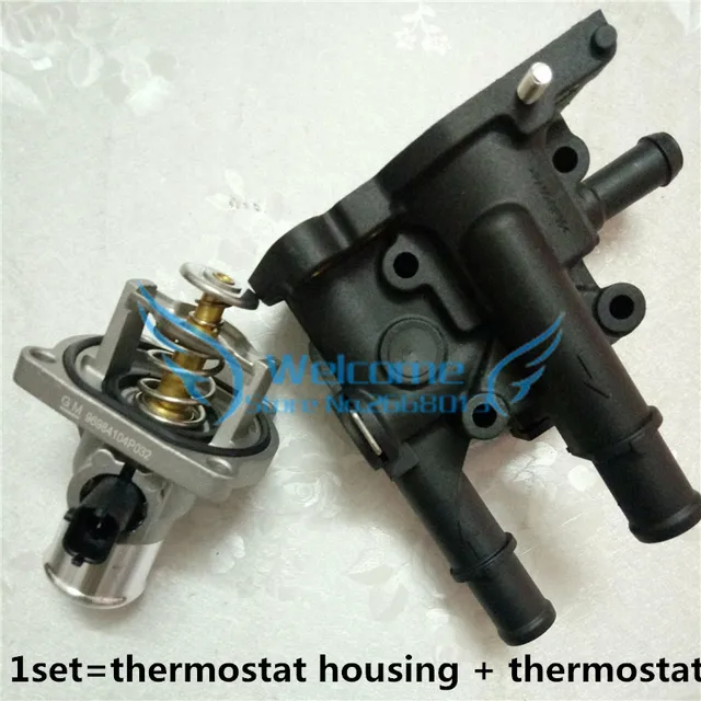 (1set) Thermostat Housing Cover Thermostat for OPEL Astra Zafira Signum