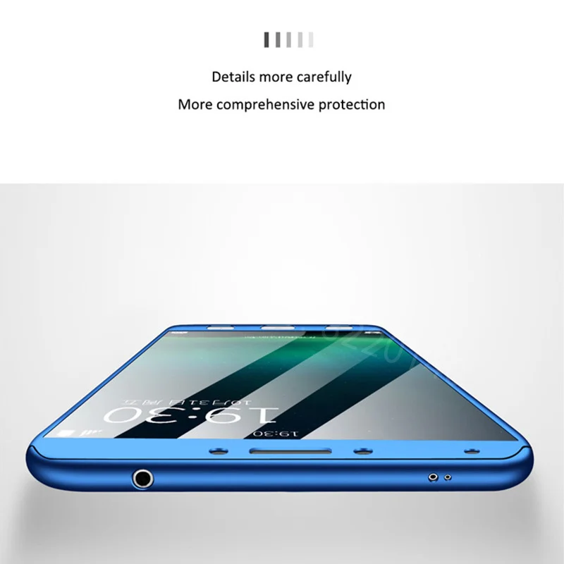 360 Degree Full Cover Case For Xiaomi Redmi Note 4 4X Case Hard Back Cover For xiaomi redmi Note 4 Pro Shell With Tempered glass-7