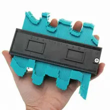 Пластиковый измерительный прибор, контурный профиль, копировальный прибор, Дубликатор, Стандартный, 5 ширина, инструмент для маркировки древесины, плитка, ламинат, плитка, общий инструмент, 4 вида цветов