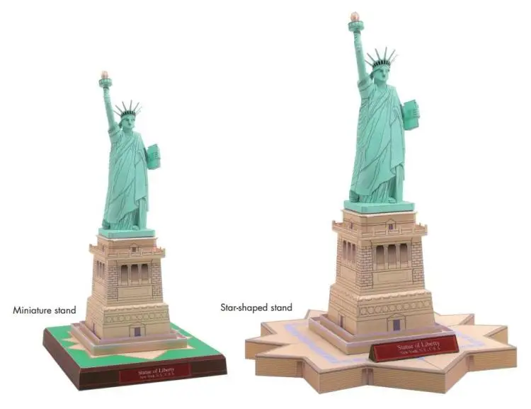 Мировая классическая архитектура американская Статуя Свободы 3D бумажная модель DIY