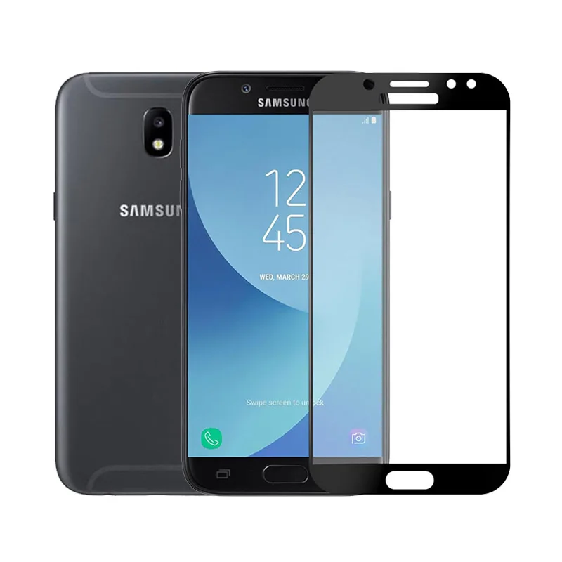 Полное стекло для Samsung J3 2017 защита экрана закаленное Galaxy J330F защитная пленка SM
