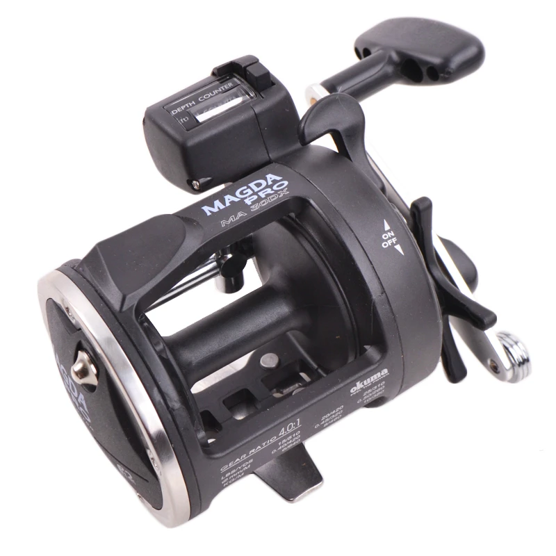  Okuma MAGDA Ma-30dx fishing reel Boat fishing Reel with counter Bait casting Right hand reel Sea Fi