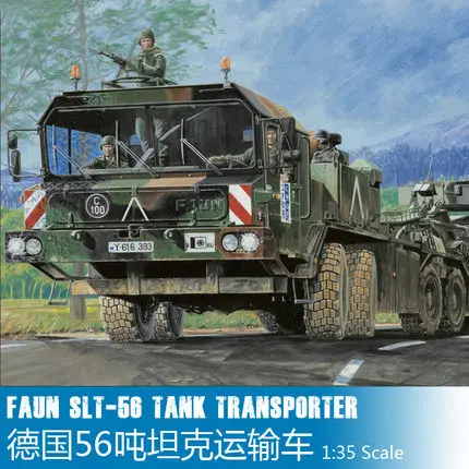 

NIDALE model Free shipping Trumpeter model 00203 1/35 Faun elefant SLT-56 panzer transporter