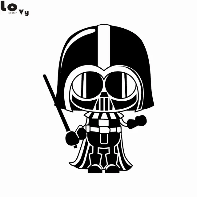 Clássico Filme Star Wars Darth Vader Dos Desenhos Animados ...