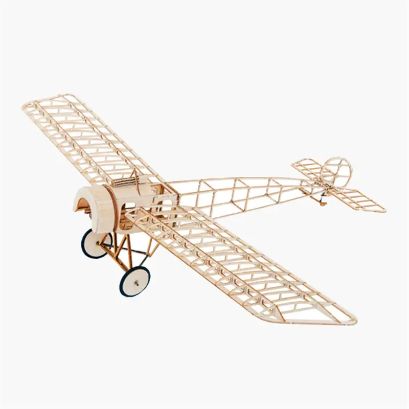 Лучший Fokker E3 480mm размах крыльев пробкового дерева лазерная резка RC самолет комплект горячее предложение Woodiness модель игрушка