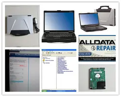 Alldata Mitchell по требованию Alldata 10.53 автосервис программное обеспечение 2in1 установлен в компьютерной Toughbook cf52 готовая к применению