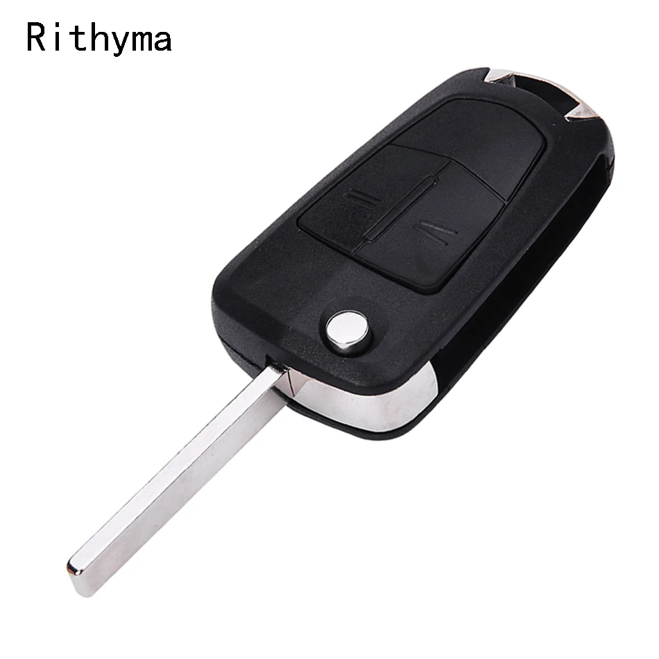 

Rithyma 2/3 Buttons Folding Flip Remote Key Case Shell Fob For Vauxhall Opel Astra H Corsa D Vectra C Zafira with Logo