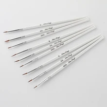 10 шт./Профессиональная ручная роспись, ручка с круглым кончиком, кисть для рисования акварелью, канцелярские товары для рукоделия