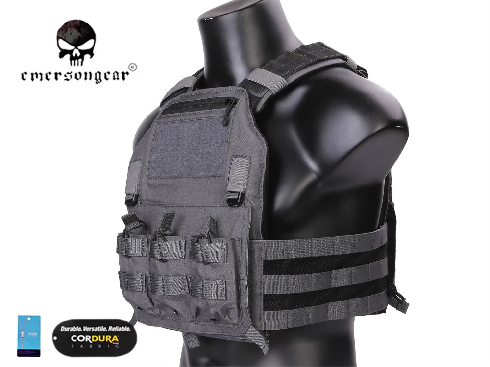 Emersongear 420 несущая пластина тактический жилет открытый стрельба военный Molle Combat 420 жилет EM7362 мультикам черный