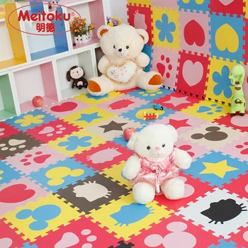 Meitoku baby EVA foam puzzle play mat Interlocking Exercise floor carpet Tiles Rug for kids Innrech Market.com
