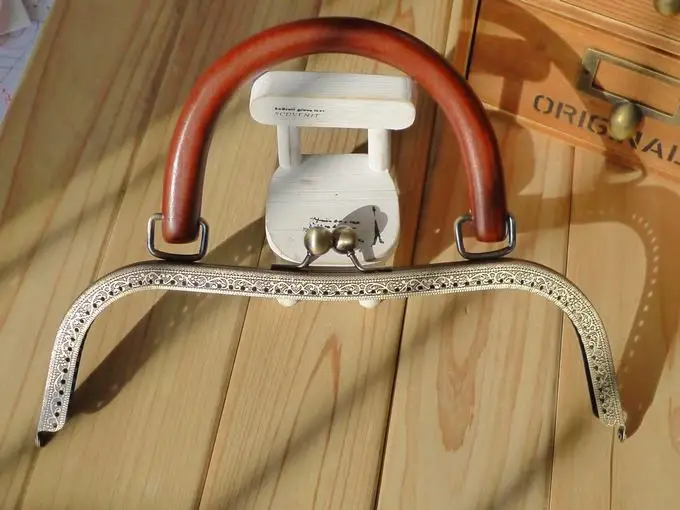 26 см Античная бронзовая деревянная ручка металла кошелек Рамки Высокое качество для DIY сумка аксессуар 5 шт./лот