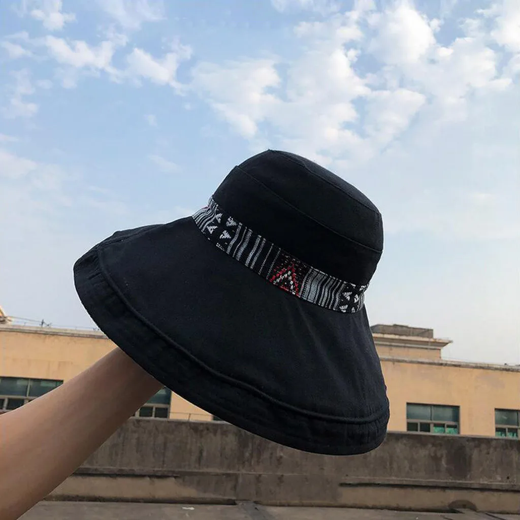 CHANSGEND Женские повседневные широкие кепки с надписью Складная двухсторонняя пляжная солнцезащитная Кепка удобные шапки