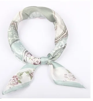 

Shistal-pure real silk square scarf 55*55cm fashion print women and girl brand shawl 2018 new design headwear No. 31