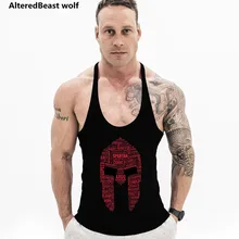 Мужские спортивные хлопковые топы без рукавов с принтом мышцв, бодибилдинг, мужские топы без рукавов для тренировок, мужская майка