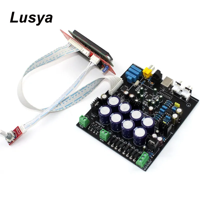 

AK4490 + AK4118 + OP Amp NE5532 Soft Control DAC Audio Decoder Board without USB Daughter Card G5-010
