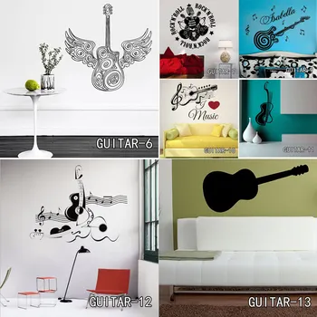 Creative Art Guitar Wall Stickers 1