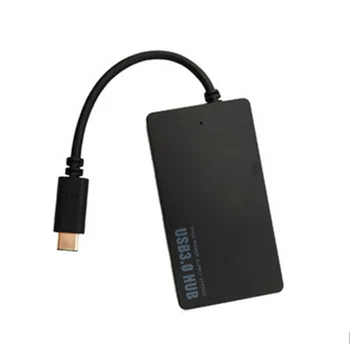 

by dhl or ems 100pcs USB 3.1 Type C Hub Multiple 4 Ports type-C to USB 3.0 hub adapter For new Macbook