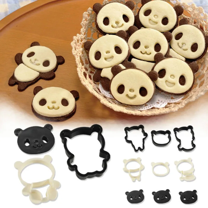 

Lovely Panda Mold for Cake Cookie sugarcraft Biscuit Cheese Cutter Mold