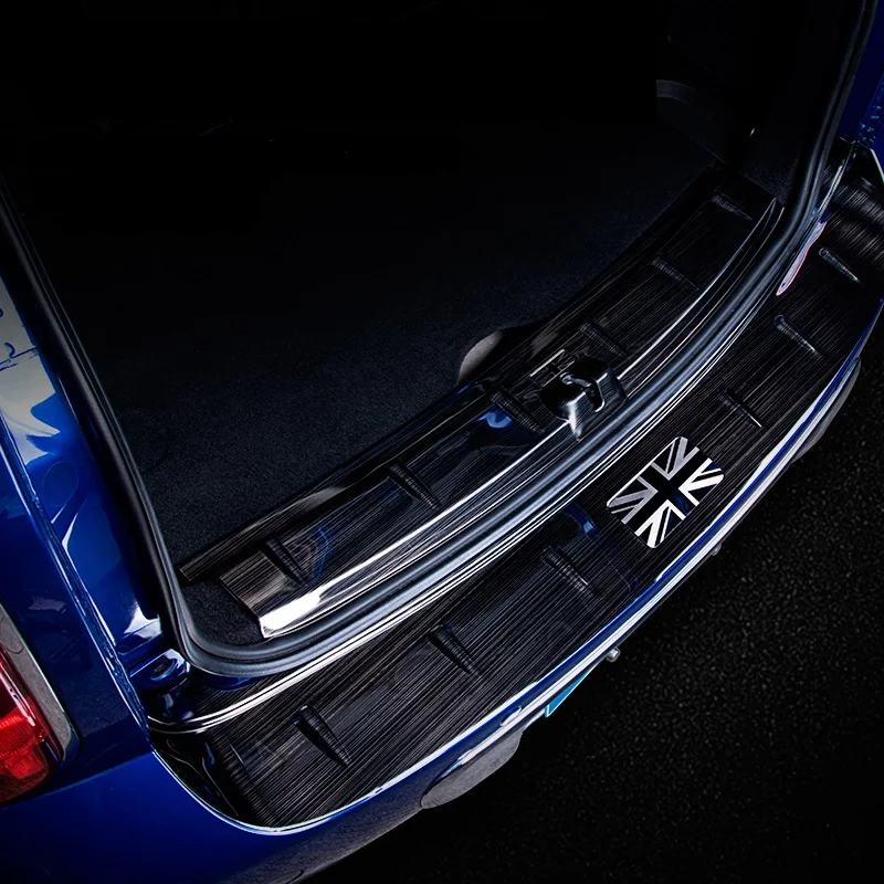 

Car Inner Outer Rear Guard Plate Trunk Load Edge Protection Cover Trim for Mini Cooper Countryman R60 2010 - 2013 2014 2015 2016