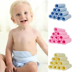 10 шт./компл. хлопковый подгузник Бумага 3-Слои многоразовые подгузники детские дышащие тканевые подгузники для младенца